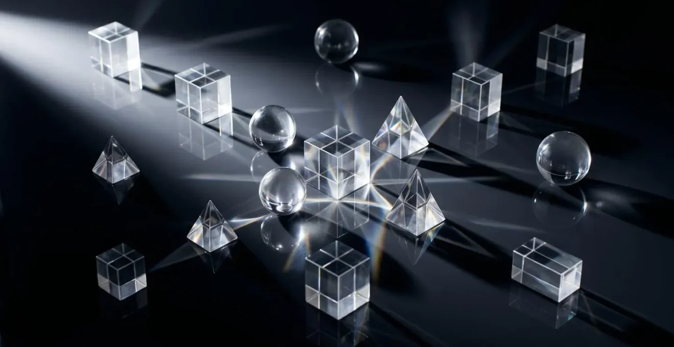 Symbolic representation of corporate control framework through interconnected geometric shapes