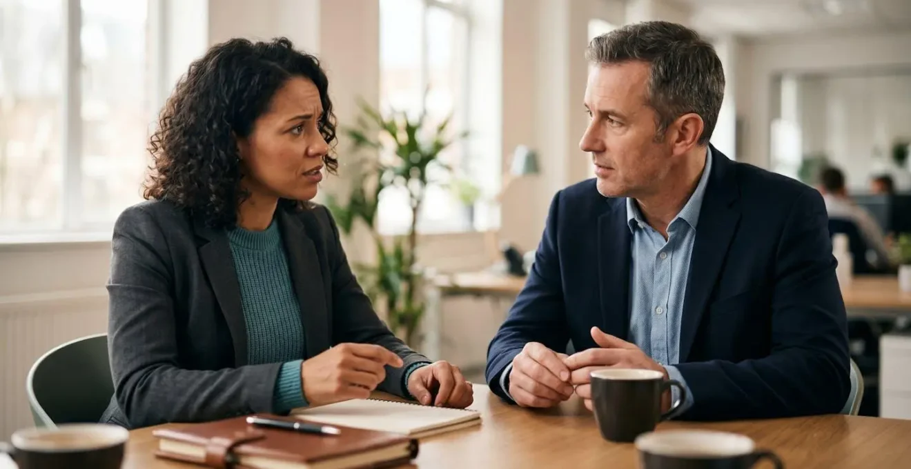 Business negotiation scene showing collaborative supplier relationship management