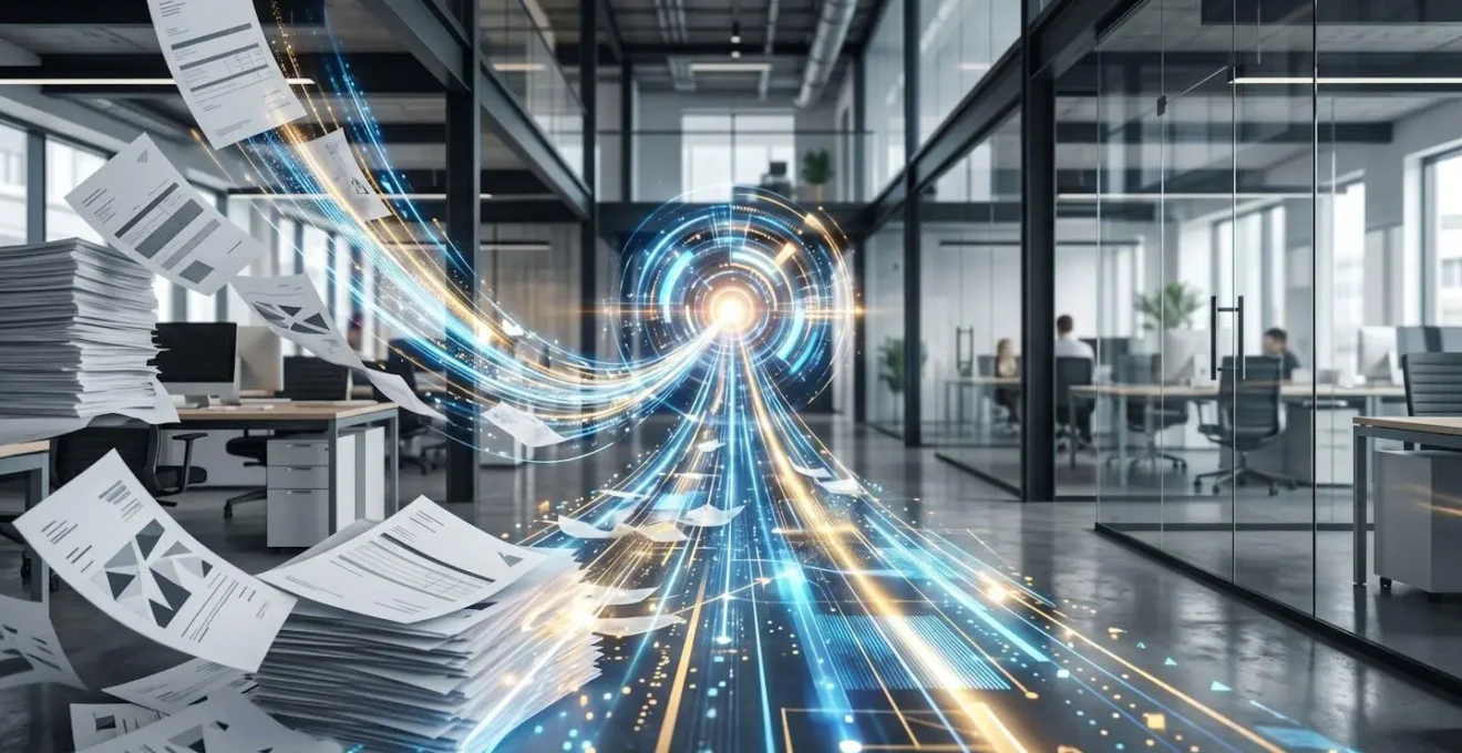 Automated invoice workflow visualization in UK business setting